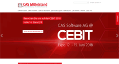 Desktop Screenshot of cas-mittelstand.de